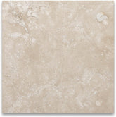 12x12 Tumbled Travertine Natural Stone Floor and Wall Tile in Durango Cream (Box of 10 Pieces)