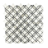 Tenedos HTC192 Ethereal Bloom Marble Mosaic Tile