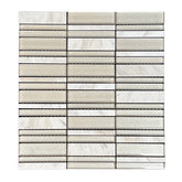 Tenedos HTC197 Sierra Luxe Mosaic Glass Mosaic Tile