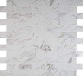 MS International Carrara Look 2x4 Porcelain Floor Wall NPIECAR2X4P Mesh-Mounted Tile 12 x 12 in. x 10 mm