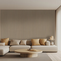 Wood Panelling Acoustic Wood Slat Blonde by MSI 9-1/2" x 94-1/2"- (24.92 sqft, Box of 4 pcs)