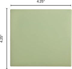 4x4 Olive Green Ceramic Tile-Box of 10 pcs Olive Green