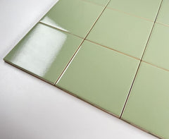 4x4 Olive Green Ceramic Tile-Box of 10 pcs Olive Green