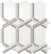 Elegant Royal Link Marble Mosaic Tile - 1 Sheet