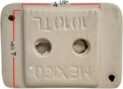 Bone Almond Ceramic Wall-Mounted Soap Dish – Glazed Surface, Recessed Tile Installation