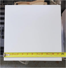 White Matte Square Wall Panel – Single Ceramic Tile 12x12