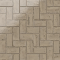 Tenedos HTCRC 3x6 Glossy Ceramic Wall Tile – Modern Graphic Subway Tile for Kitchen Backsplash and Bathroom Walls