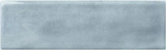 Tenedos HTCFD Handmade Zellige Look 2.5” x 8” Blue Porcelain Tile – High Gloss Pressed Edge Subway Tile for Wall & Floor, Bathroom, Kitchen Backsplash, Shower Walls
