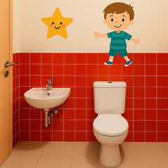 4x4 Red Ceramic Tile-Box of 10 pcs