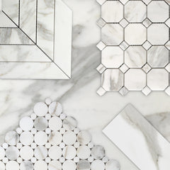 6x12 Calacatta Gold Italian Marble Subway Tile Honed (Matte)