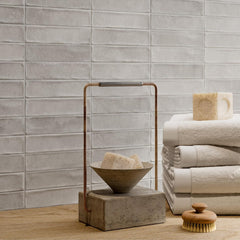 Tenedos Matte Ice Porcelain Subway Tile – 2"x8" Wall and Floor, Backsplash for Kitchen, Bathroom, Shower, Fireplace Accent - Great for Restaurant Hotel Cafe Spa