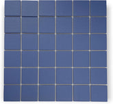 Blue Jay Unglazed Porcelain Decorative Accent Panel – 2x2 Square Mosaic Design for Wall, Floor, Pool, Kitchen & Bathroom – 1 Sheet