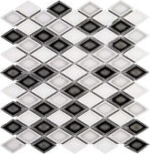 Handmade-Style Gray Diamond Porcelain Wall Tile – For Backsplash & Accent Walls