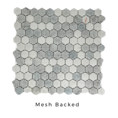 Alezza Hexagon Marble Tile- 1 piece