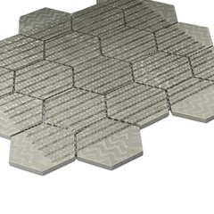 Tenedos Cappadocia Hexagon Porcelain Mosaic Tile-1 piece