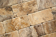 Philadelphia 3 X 6 Travertine Tumbled Brick Tile (1 Sqft)