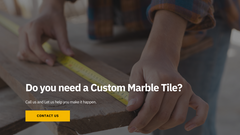 Threshold Shower Curb Pure Super White Engineered Marble 60 inch Length and custom Width