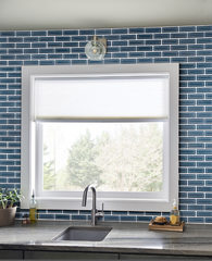 Bay Blue Beveled Subway 12 in. x 12 in. Ceramic Mesh-Mounted Mosaic Wall Tile by MSI (1 sq. ft./Each)