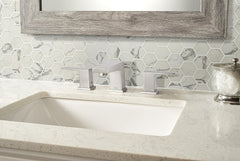 MS International GLS-STACEL6MM Mesh-Mounted Tile Mosaic Recycled Wall Glass Tile (Box of 15 Sheets)