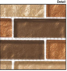 GT Glass Wall Tile Impression Toffee Latte IMP10