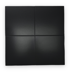 Black 8x8 Subway Square Porcelain Floor and Wall Tile Matte Finish (Box of 13 Sqft - 30 Pieces), Wall Tile, Backsplash Tile, Accent Wall, Bathroom Tile by Tenedos