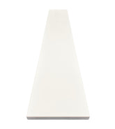 Threshold Shower Curb Pure Super White Engineered Marble 60 inch Length and custom Width