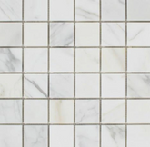 Calacatta Gold 2x2 Marble Mosaic Tile Polished 1 piece