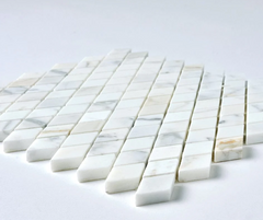 Calacatta Gold Diamond Marble Mosaic Polished- 1 piece