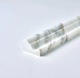 Calacatta Gold Marble Crown Molding Trim Polished- 1 piece