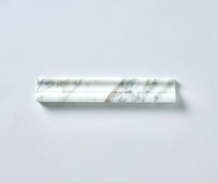 Calacatta Gold Marble Crown Molding Trim Polished- 1 piece