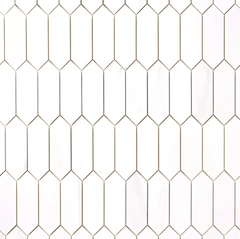 Bianco Dolomite Picket Mosaic Honed HTC 1 piece