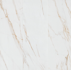 URBANSLAT MARMIRO GOLD 16 in. x 48 in. Matte Ceramic Fluted Wall Tile (15.5 sq. ft./Case)