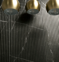 URBANSLAT MARMIRO NOIR 16 in. x 48 in. Matte Ceramic Fluted Wall Tile (15.5 sq. ft./Case)