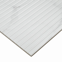 URBANSLAT MARMIRO GREY 16 in. x 48 in. Matte Ceramic Fluted Wall Tile (15.5 sq. ft./Case)