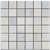 Calacatta Cressa (Asian Statuary) 2x2 Mosaic Polished HTC-1sqft