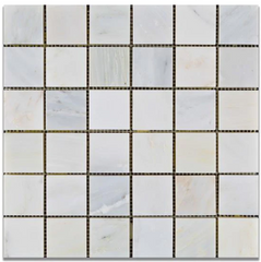 Calacatta Cressa (Asian Statuary) 2x2 Mosaic Polished HTC-1sqft