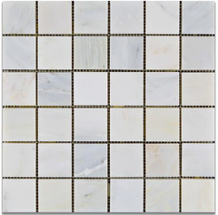 Calacatta Cressa (Asian Statuary) 2x2 Mosaic Polished HTC-1sqft