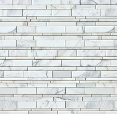 Calacatta Gold Manhattan Marble Mosaic Honed