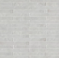 Flamenco Princess White Brick 2 in. x 18 in. Polished Porcelain Floor and Wall Tile (8 sq. ft./Case)