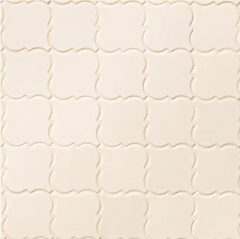 Antique White Arabesque 11 in. x 15 in. Glossy Ceramic Mesh-Mounted Mosaic Floor and Wall Tile by MSI (11.7 sq. ft. /case)