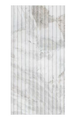 Arabescato Venato Valentino Fluto 12 in. x 24 in. Honed Marble Fluted Wall Tile by MSI (4 sq. ft./Case)