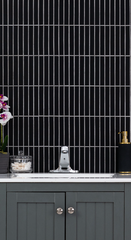 Black Matte 1x6 Stack Pattern MSI