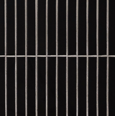 Black Matte 1x6 Stack Pattern MSI