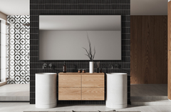 Black Matte 1x6 Stack Pattern MSI