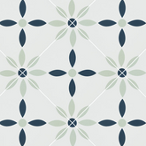 Greta Encaustic Tile Matte 8x8- 1 Piece