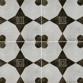 Zaria Sakura Encaustic Tile 8x8 Matte -1 Piece