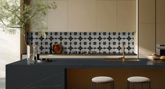 Zaria Sakura Encaustic Tile 8x8 Matte -1 Piece