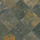 Rustique Earth Gauged Natural Slate Square Tile 12 in. x 12 in., Floor and Wall (10 sq. ft./Case)