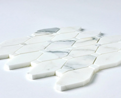 Tenedos Calacatta Gold Octave Marble Mosaic HONED