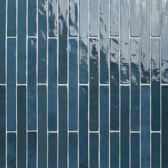 Flamenco Hale Navy Brick 2 in. x 18 in. Polished Porcelain Floor and Wall Tile (8 sq. ft./Case) HTC